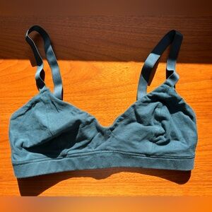 Organic Cotton Triangle Soft Bra in Meridian Large